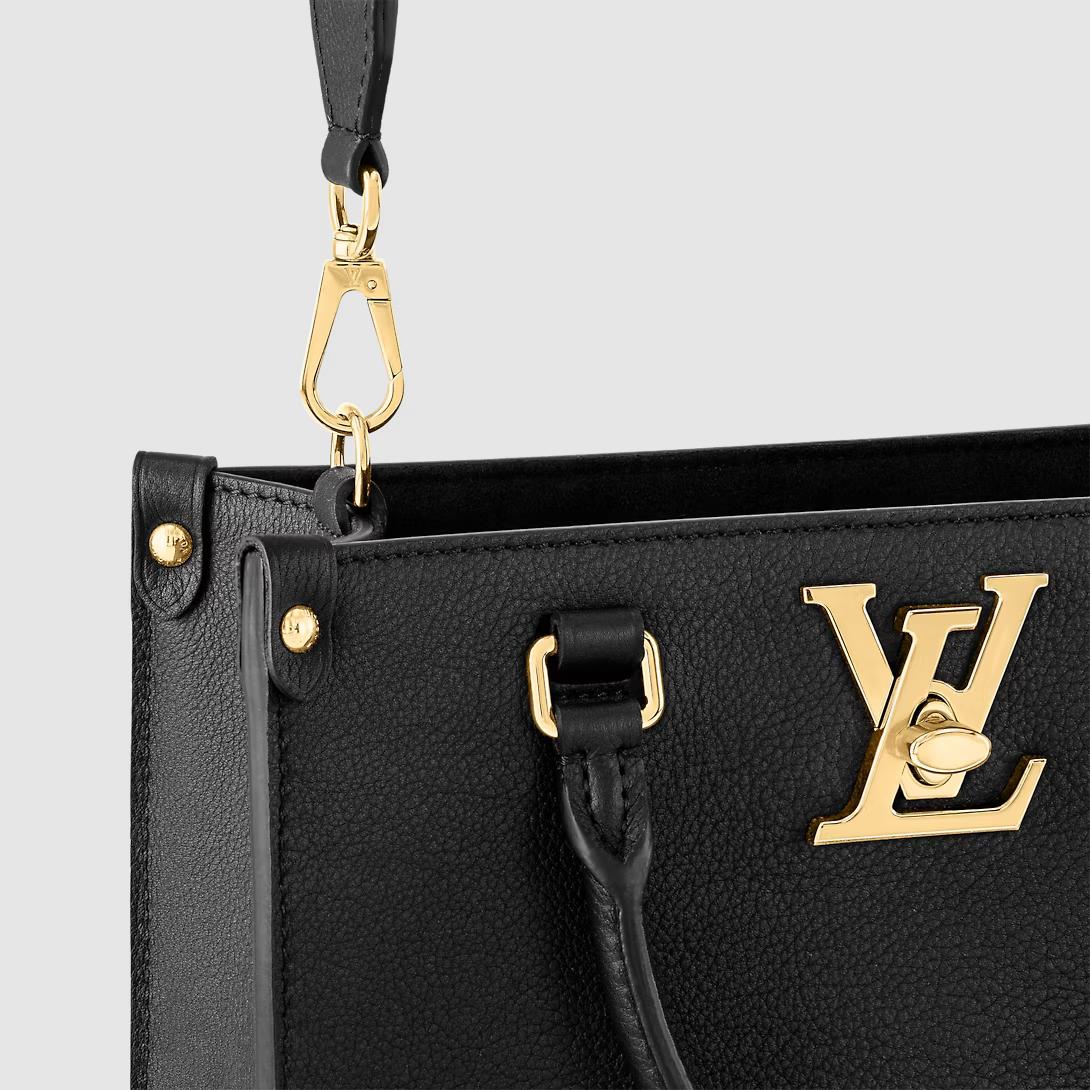 Túi Louis Vuitton Lock Go Lockme Nữ Đen